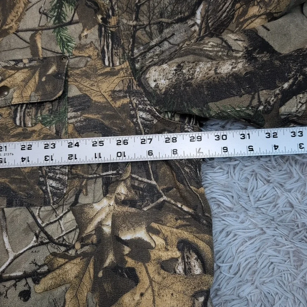 VTG Carhartt Jacket Mens XXL Camo Canvas Woodlands Hunting Barn Chore Realtree